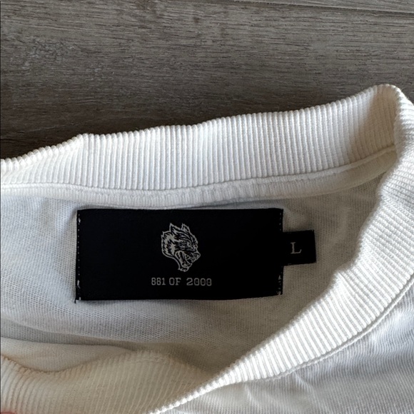 ‘No Weapon’ white premium oversize tee - Picture 5 of 5